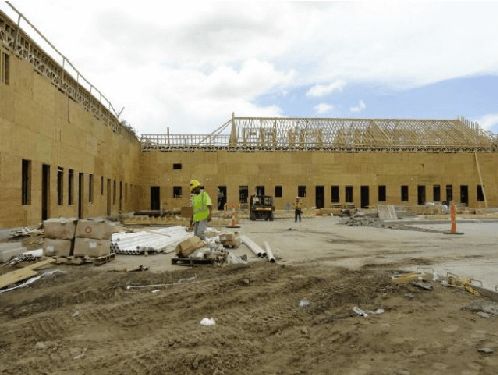 construction of iberville apartments